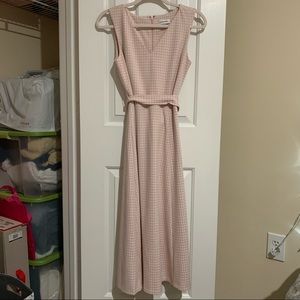 Calvin Klein Pink Gingham Dress